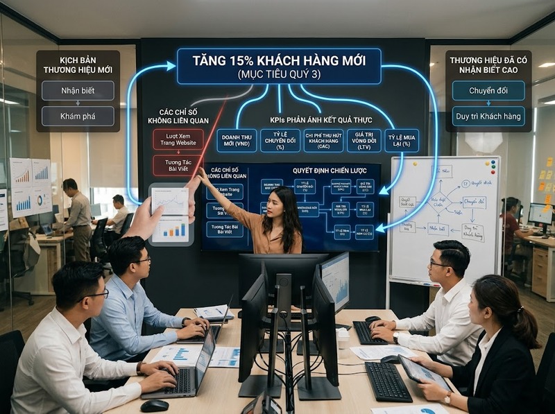 Thành phần chiến lược marketing từ mục tiêu, khách hàng đến giá trị và lựa chọn